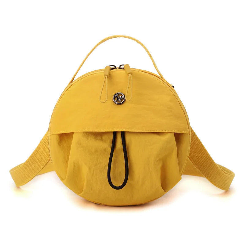 Thickened Waterproof Round Handbag, Single Shoulder Messenger Bag, Versatile Fashion Cross Body Phone Purse Pouch for Going Out