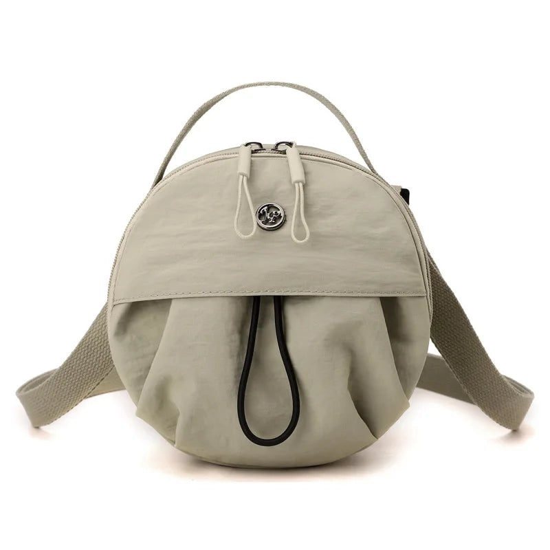 Thickened Waterproof Round Handbag, Single Shoulder Messenger Bag, Versatile Fashion Cross Body Phone Purse Pouch for Going Out