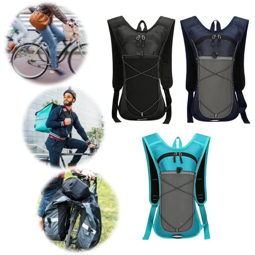 Hydration Backpack Hiking Water Pack Lightweight Water Bladder Backpack Large Capacity Running Hydration Pack for Camping Hiking