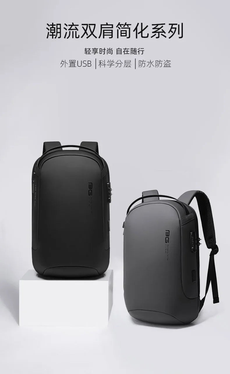 Bange Anti-thief Male school Bags Backpacks for Men 15.6 inch Laptop Backpacks Fashion Waterproof Travel Backpack