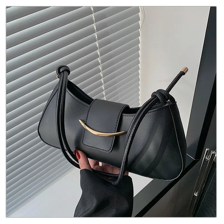 Fashion PU Leather Tote Bag, Stylish Single Handbags Shoulder Underarm Bag, Stylish Simple Cross Body Bags for Women Daily Use