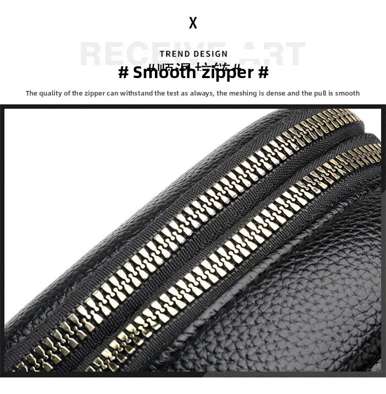 Mini Multifunctional Leather Shoulder Bag for Cellphone/Sport Cross Bags with Headphone Jack, Multi Layer Women's Bag with Cover