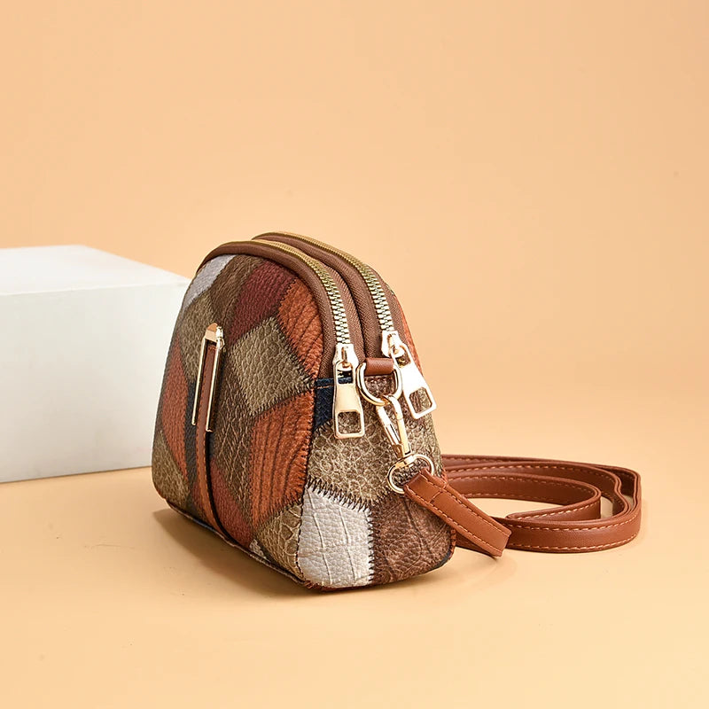 Women's Trendy Fashion Printed Shell Bag Casual Crossbody Bag Versatile Shoulder Bag Designer Small Purse and Handbags