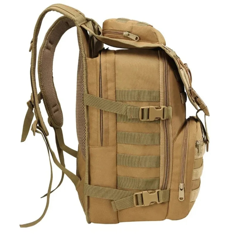 35L Men's Tactical Backpack Survival Hiking Backpack Multifunctional Outdoor Bag Travel Camping Sports Riding Travel Bag
