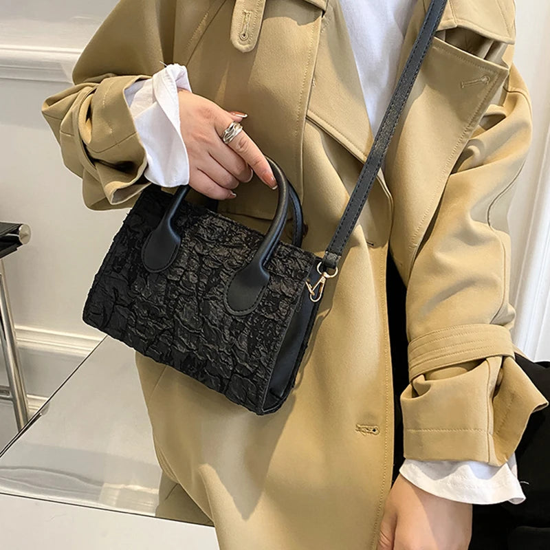 Luxury Design Mini Handbags Women's Totes Fashion Ladies Large Capacity Monet's Garden Oil Painting Canvas Shoulder Shopper Bag