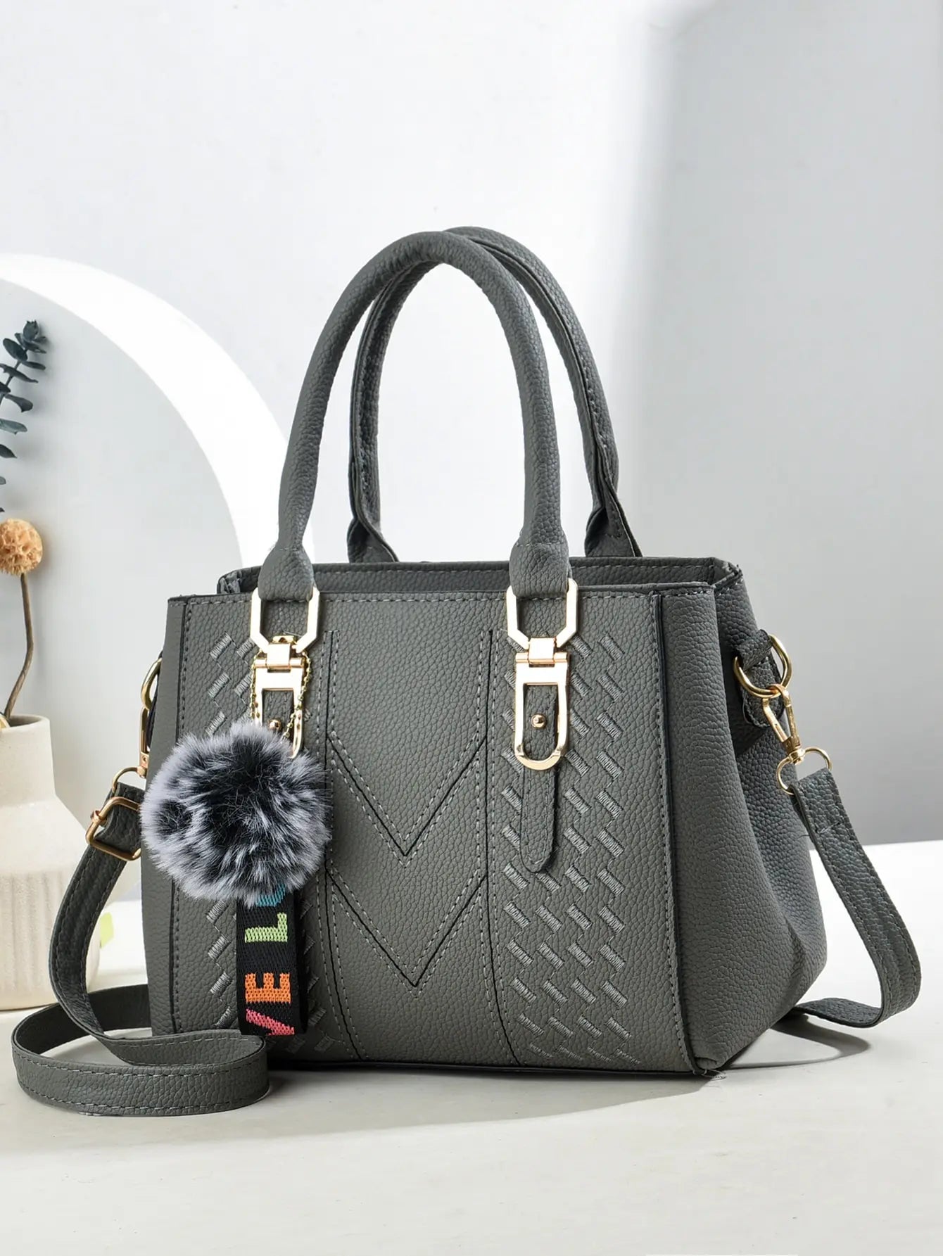 PU leather women's handbag, women's retro wallet, crossbody bag, Boston single shoulder crossbody bag