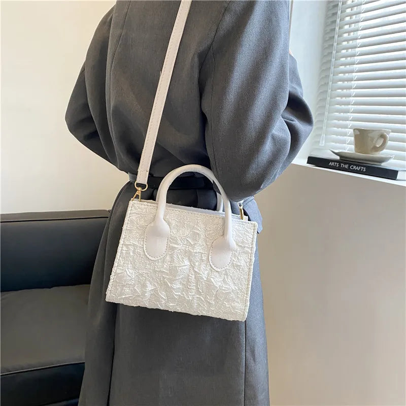 Luxury Design Mini Handbags Women's Totes Fashion Ladies Large Capacity Monet's Garden Oil Painting Canvas Shoulder Shopper Bag