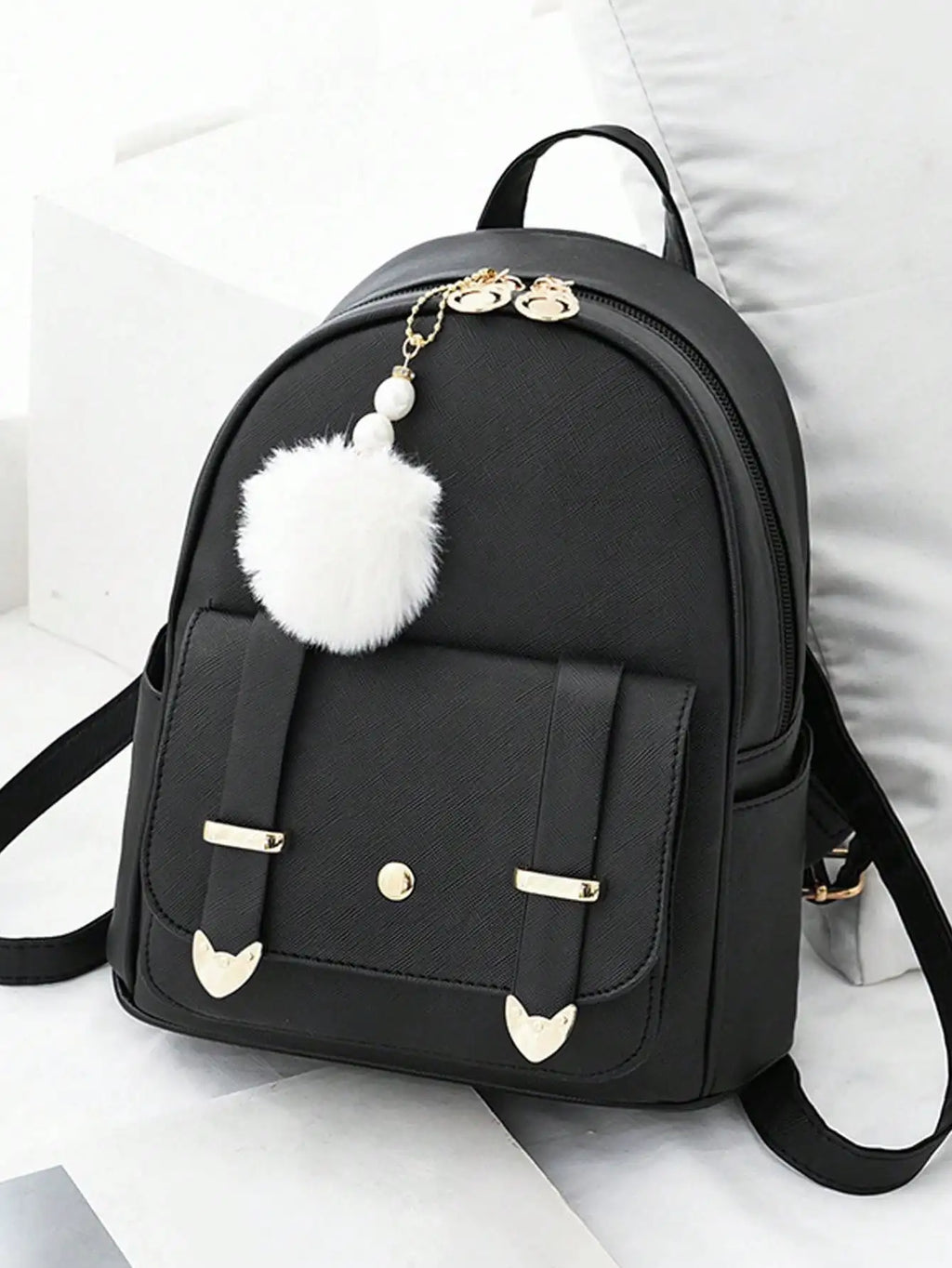 Bag for women, fashionable small backpack, fresh and sweet, college style backpack