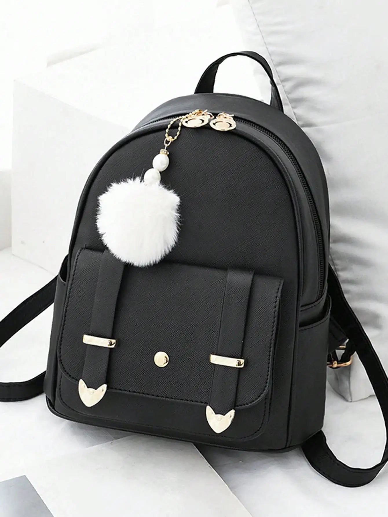 Bag for women, fashionable small backpack, fresh and sweet, college style backpack