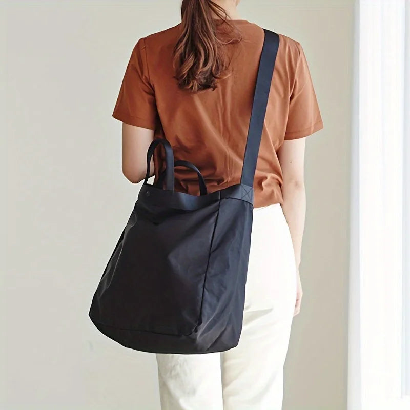 Women's Fashion Tote Bag, Waterproof Nylon, Versatile & Chic, Durable & Spacious with Double Handle