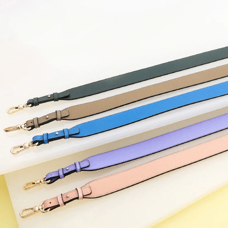 80cm Long PU Leather Bag Strap Accessories for handbags 3.8CM Wide Shoulder Bag Strap For crossbody Replacement Strap For Bags