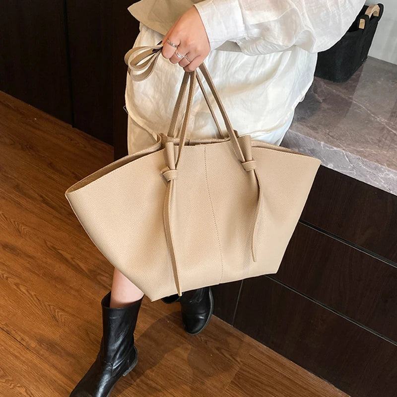 Brand Designer Bucket Shoulder Bags For Women Soft PU Leather Big Capacity Shopper Tote Set Luxury Designer Handbags