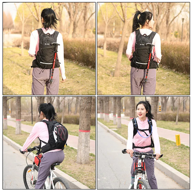 Cycling Lightweight Hydration Backpack Outdoor Sport Hiking Camping Climbing Mountaineering Rucksack Travel Water Daypack Vest