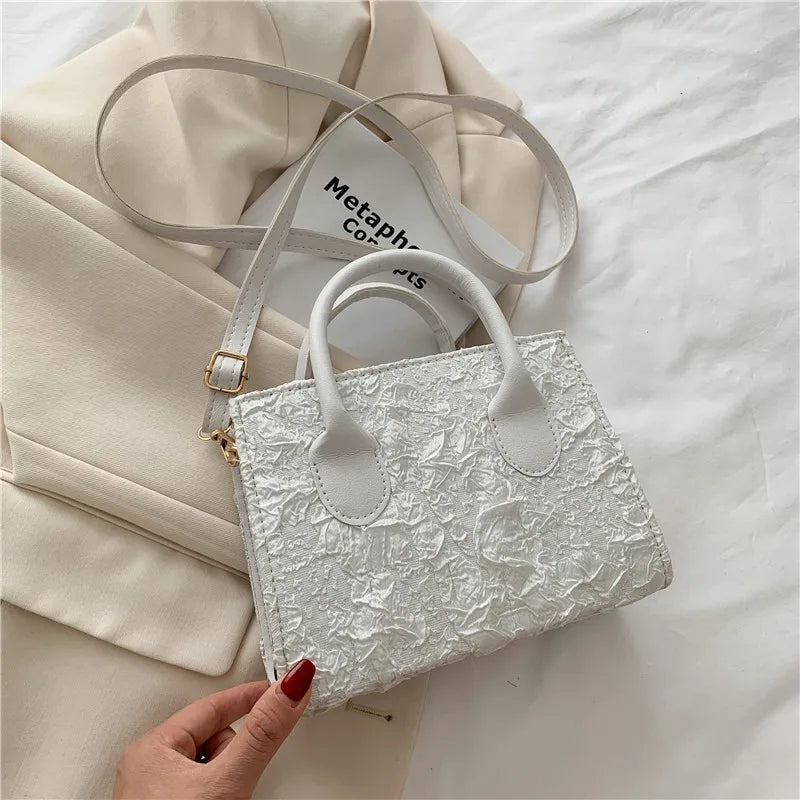 Luxury Design Mini Handbags Women's Totes Fashion Ladies Large Capacity Monet's Garden Oil Painting Canvas Shoulder Shopper Bag