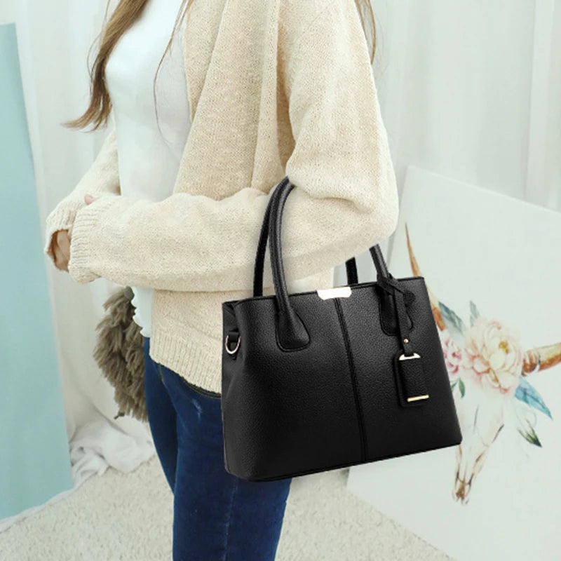 Ladies Large Tote Bag, Female Square Shoulder Bags, Bolsas Femininas Sac ,New Fashion ,Women PU Leather Handbags ,Crossbody Bags