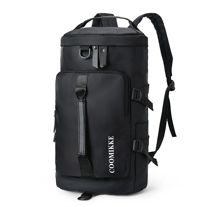 New fitness sport crossbody bag unisex backpack business trip large capacity short travel bag dry and wet separation luggage bag