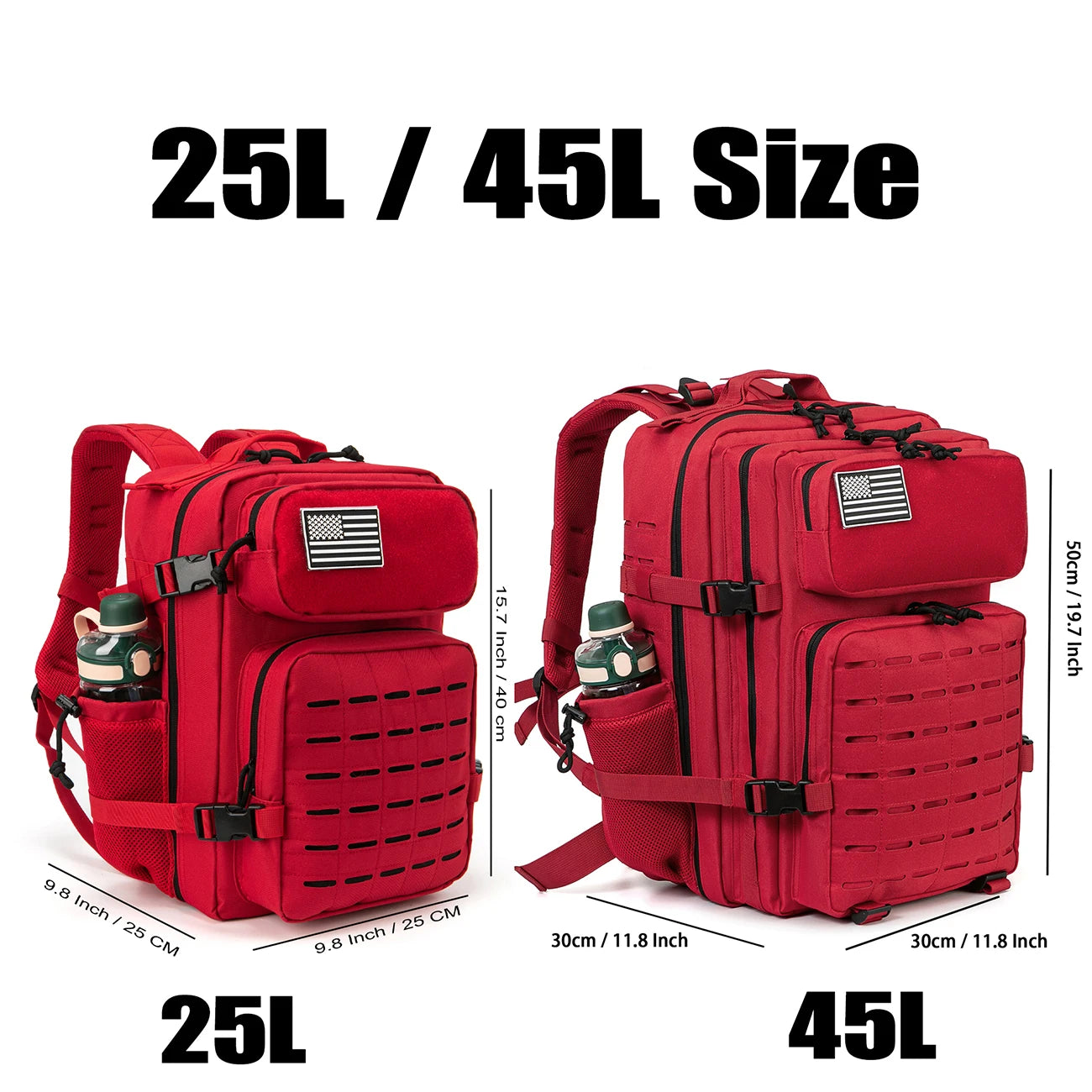 25L / 45L Hiking Backpack, suitable for camping, fishing, and sports scenarios, and also ideal for daily use, fitness and travel
