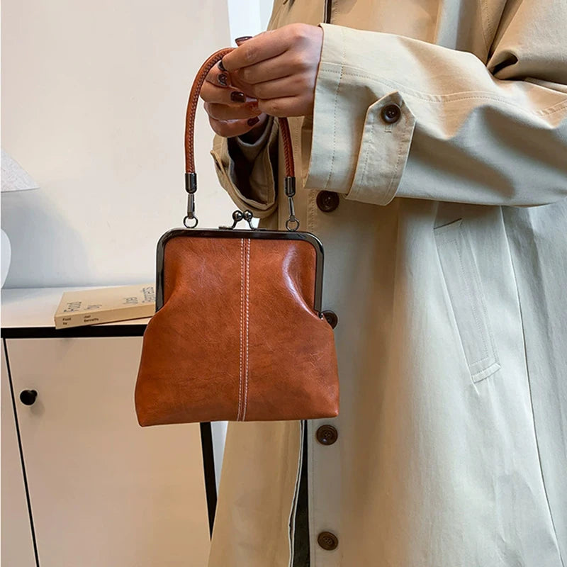 Women's Handbag Crossbody Shoulder Bags Evening Party Totes Makeup Wallet New Fashion Vintage Soft Leather Cosmetic Bag Purse