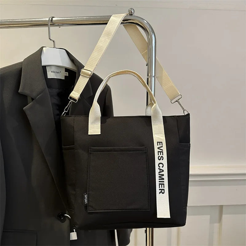 Nylon Handbag Women Campus Student Tote School Bag, Teen Girls Handbags Messenger Bag, Oxford Waterproof Shoulder Crossbody Bags