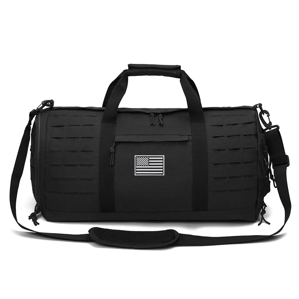 40L Sport Gym Bag Tactical Travel Fitness Training Bag With Shoe Basketball Outdoor Weekender Bags carry on bag hiking backpacks