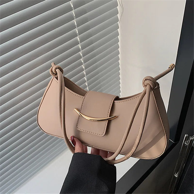 Fashion PU Leather Tote Bag, Stylish Single Handbags Shoulder Underarm Bag, Stylish Simple Cross Body Bags for Women Daily Use