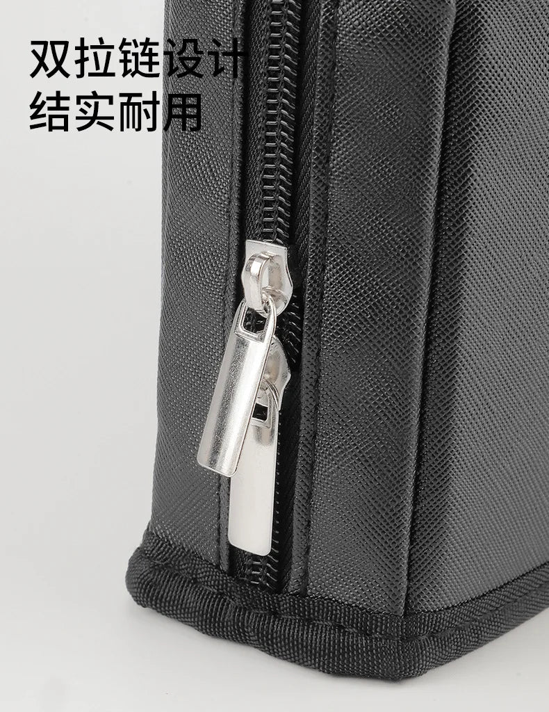 European and American Portable Makeup Storage Bag Professional Makeup Handbag with Magnetic Closure Brush Bag Foldable Large Cap