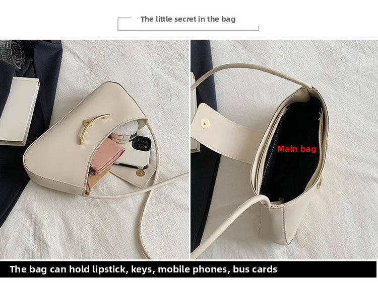 Fashion PU Leather Tote Bag, Stylish Single Handbags Shoulder Underarm Bag, Stylish Simple Cross Body Bags for Women Daily Use