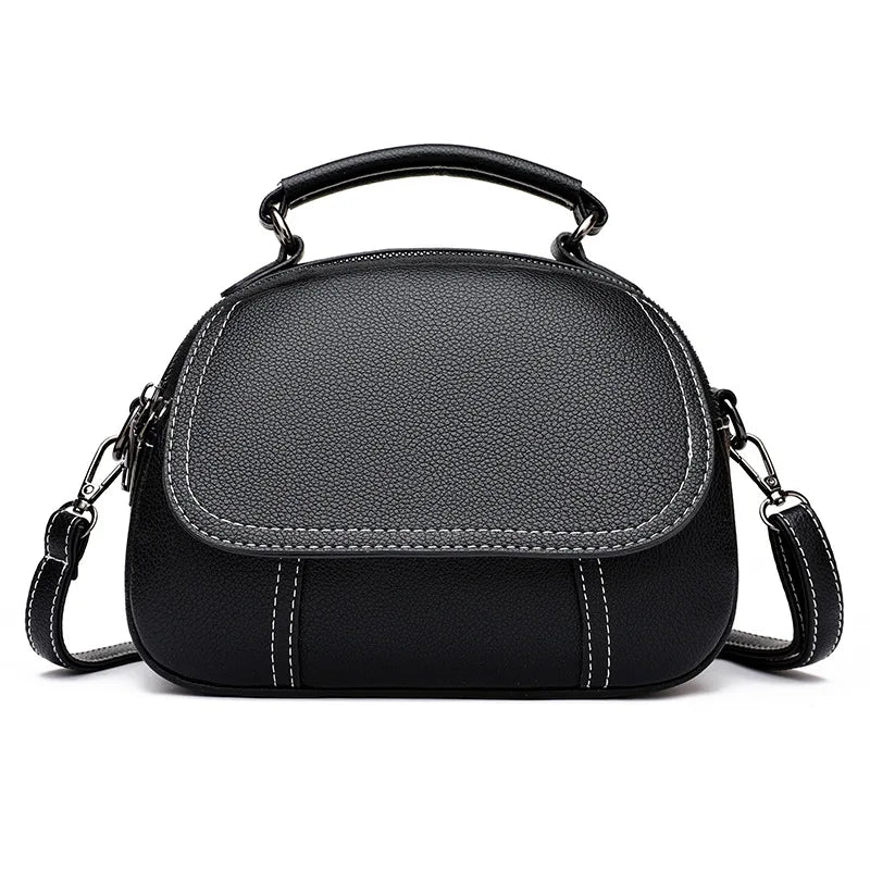 High Quality Fashionable Retro PU Leather Crossbody Bag Classic Small Shoulder Crossbody Bag Women's Luxurious Shell Handbags