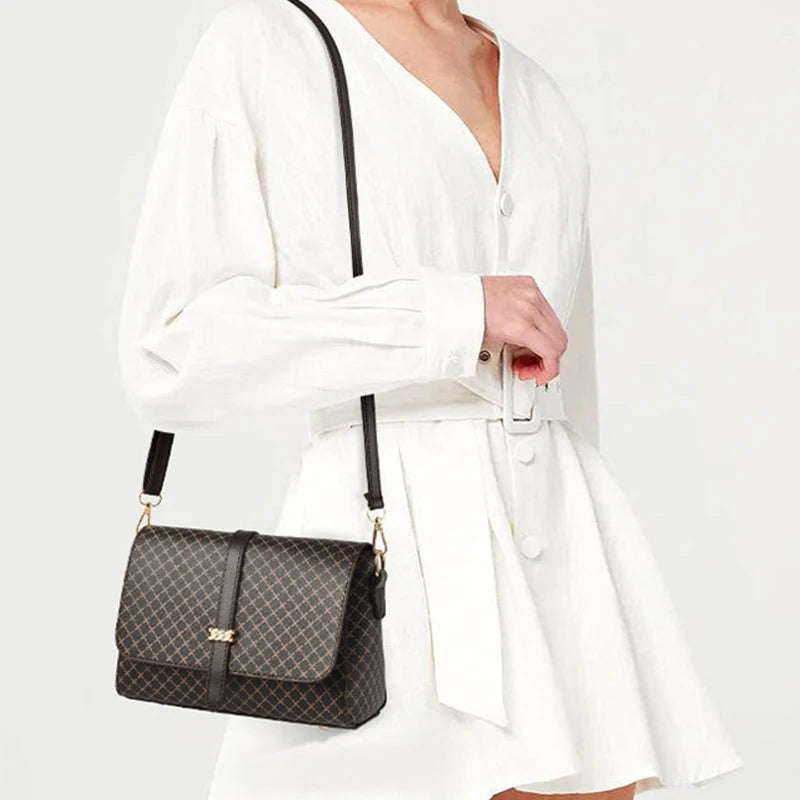 Fashion Bucket Bag Women Luxury Designer Shoulder Crossbody Bag Ladies Small Handbag Retro PU Leather Shopping Totes