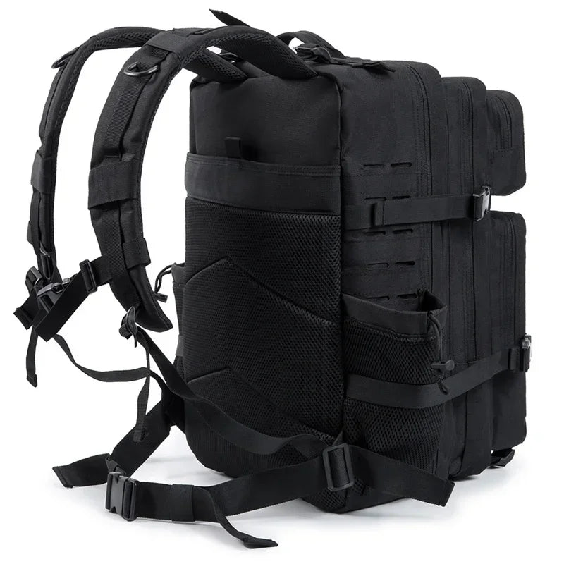 25L/45L Tactical Backpack for Women/men survival Laser Cut Molle Daypack Gym Rucksack School Bag with Dual Cup Holder back pack