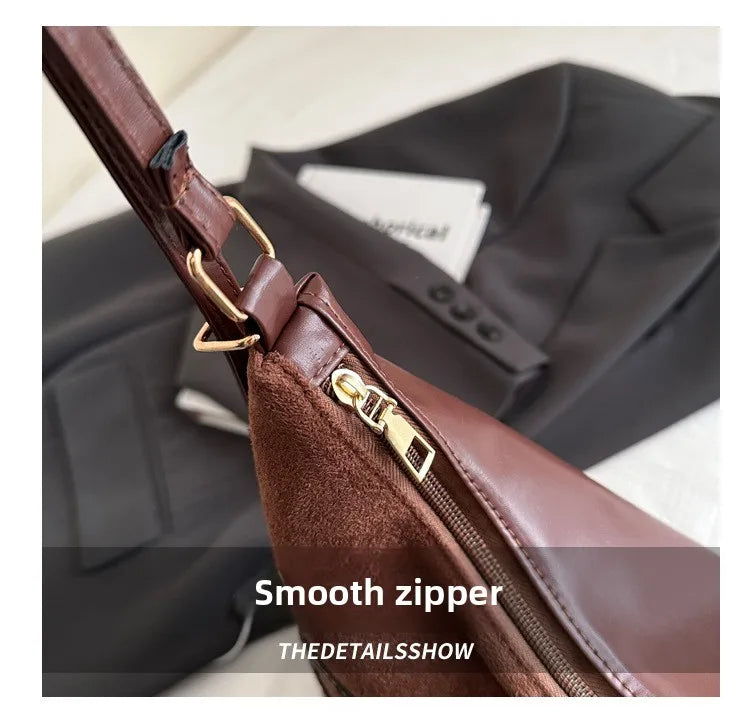 Large Capacity Bow Tie Backpack, New Retro Single Handbag Shoulder Messenger Bag, High Grade Matte Leather Tote Cross Body Bags