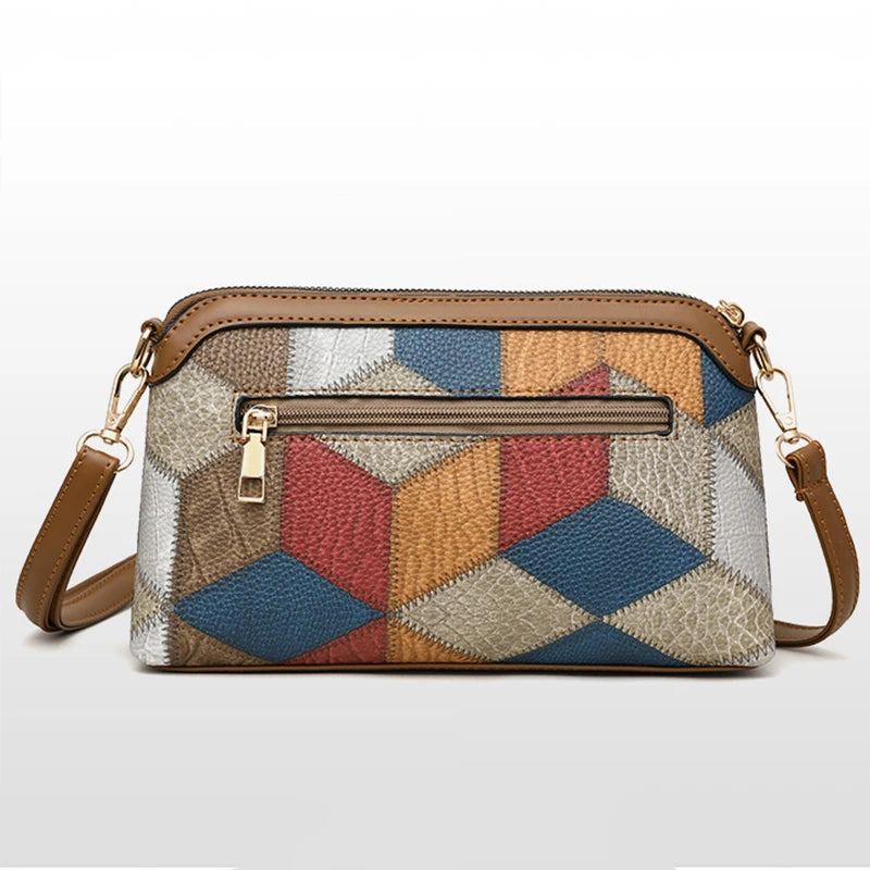High Quality PU Leather Women Small Crossbody Shoulder Bags Luxury Handbag Lady Messenger Bag Simple Shell Phone Satchels